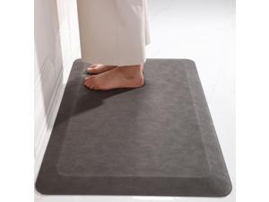 PU Standing Foot Mat Waterproof Anti-fatigue Mat Kitchen Non-slip Carpets Thick Mats