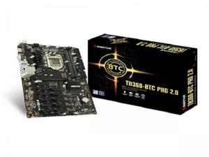 LGA1151 Intel B360 DDR4 12 GPU Mining Motherboard Upgraded Model Intel 8th and 9th Gen Biostar USA Warranty TB360-BTC PRO 2.0 Core i7/i5/i3 