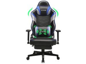 Gaming Chair-Ergonomic Office Chair Leather PC Computer Desk Chair Racing Style Recliner Gamer Chairs with Headrest and Lumbar Support Adjustable Swivel Task Chair for Adults Teens Gaming Chair-Ergonomic Office Chair Leather PC Computer Desk Chair Racing Style Recliner Gamer Chairs with Headrest and Lumbar Support Adjustable Swivel Task Chair for Adults Teens