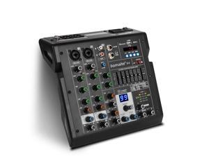 Depusheng EG-1222SD 12 Channel Audio Mixer with 48V Phantom Power Mixing Console USB MP3 Audio Sound Mixer for Recording DJ Stage Karaoke Music Appreciation 