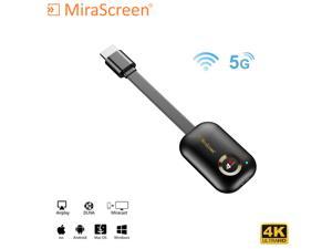 Mirascreen G9 Plus 2.4G/5G 4K Wireless Wifi Display Dongle Mirroring Miracast Airplay DLNA Receiver for Android iOS