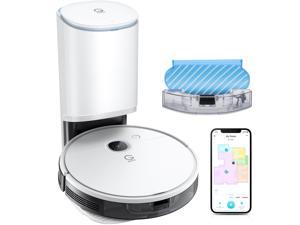 yeedi Vac Station, Self-Emptying Robot Vacuum Cleaner, 2 in 1 Vacuum & Mop, 30 Days Auto Empty, 3000Pa Suction, Carpet Detect, Smart Mapping, Editable Map, Clean Schedule, Virtual Boundary, 200min