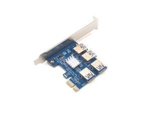 Weastlinks 60cm USB 3.0 PCI-E Express 1x to 16x Extender Riser Card Adapter pcie 1 to 4 usb for Graphics Video card for Bitcoin Litecoin