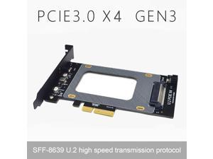 Weastlinks U.2 to PCI-E X4 Riser Card 3.0 SFF-8639 to SSD Extension Adapter U.2 SSD SATA PCI Express Card for 2.5 Inch SATA HDD