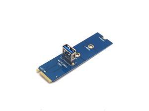 Weastlinks 2PCS NGFF M.2 to USB 3.0 Transfer Card Extender M2 to USB3.0 Adapter Converter for PCI-E Riser Card Graphics GPU Mining Miner