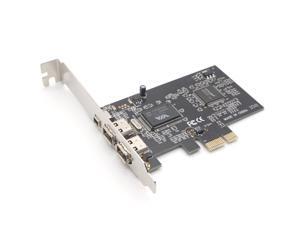 Weastlinks PCIE 1394 Firewire Card, PCI Express (1X) to External IEEE 1394 Adapter Controller (2 x 6 Pin + 1 x 4 Pin) for Desktop PC and DV Connection