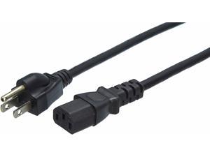 6FT AC Power Cord Cable 3 Prong US Plug for TV PRINTER PC DESKTOP HP DELL Lenovo