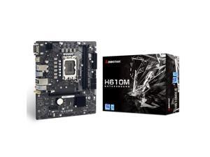 BIOSTAR H610MX-E LGA 1700 Intel H610 SATA III (6Gb/s) HDMI 4K2K USB 3.0 PCIe 4.0 Micro-ATX Intel Motherboard