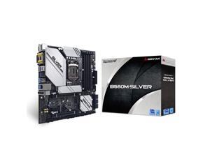 BIOSTAR B560M-SILVER LGA 1200 Intel B560 SATA III (6Gb/s) USB 3.2 Gen2, M-ATX Intel Motherboard
