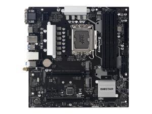 BIOSTAR B660MX-E PRO LGA 1700 Intel B660 SATA III (6Gb/s)  USB 3.0 HDMI 4K2K  PCIe 4.0  Micro-ATX Intel Motherboard