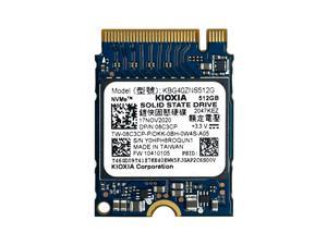 Kioxia / Toshiba 512GB NVMe PCIe M.2 2230 SSD 30mm Half Size KBG40ZNS512G, OEM
