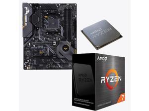 ASUS AM4 TUF Gaming X570-Plus (Wi-Fi) ATX Motherboard and AMD Ryzen 7 5700X - Ryzen 7 5000 Series 8-Core Socket AM4 65W Desktop Processor, AMD CPU and Motherboard Combo