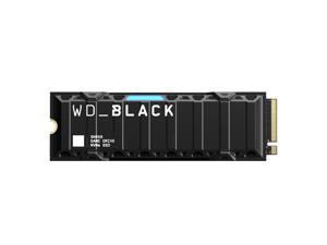 Western Digital WD_BLACK 1TB SN850 NVMe SSD for PS5 Consoles Solid State Drive with Heatsink - Gen4 PCIe, M.2 2280, Up to 7,000 MB/s - WDBBKW0010BBK-WRSN