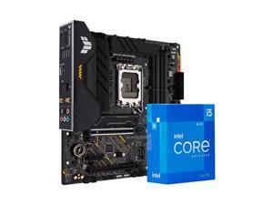 Intel Core i5-12400F - Core i5 12th Gen Alder Lake 6-Core 2.5 GHz LGA 1700 65W Desktop Processor and ASUS TUF GAMING B660M-PLUS WIFI D4 LGA 1700 (Intel 12th Gen) mATX Gaming Motherboard