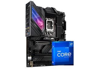 Intel Core i7-12700KF - Core i7 12th Gen Alder Lake 12-Core (8P+4E) 3.6 GHz LGA 1700 125W Desktop Processor and ASUS ROG Strix Z690-E Gaming WiFi 6E LGA 1700 Intel 12th Gen ATX Gaming Motherboard