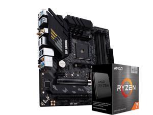 ASUS TUF GAMING B550M-PLUS WIFI II AM4 AMD B550 SATA 6Gb/s Micro ATX AMD Motherboard and AMD Ryzen 7 5800X3D - Ryzen 7 5000 Series 8-Core 3.4 GHz Socket AM4 105W Desktop Processor