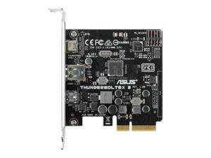 ASUS Thunderboltex 3 Thunderbolt/Usb Adapter, PCI Express to USB Card, 	1 x 9 pin TB header, 40Gbps transfer speed