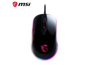 MSI Intorceptor DS102 RGB V2 GAMING MOUSE -  Black ,PWM-3325 optical sensor, up to 10000 dpi, USB 2.0 Wired Connection