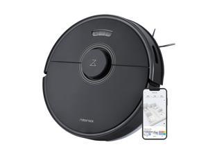 Roborock Q7 Max Robot Vacuum and Mop Cleaner, 4200Pa Strong Suction, Lidar Navigation, Multi-Level Mapping, No-Go&No-Mop Zones, Works with Alexa, Perfect for Pet Hair (Black)