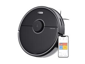 Roborock S5 MAX Robot Vacuum and Mop Cleaner, Self-Charging Robotic Vacuum, Lidar Navigation, Selective Room Cleaning, No-mop Zones, 2000Pa Powerful Suction, 180mins Runtime, Works with Alexa (Renewd)