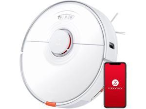Roborock S7 Robot Vacuum and Mop Cleaner with Sonic Mopping, Strong 2500PA Suction, Multi-Level Mapping, Plus App and Voice Control(White) (Renewed)