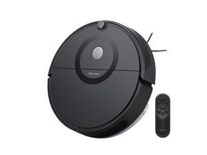 Roborock E5 Mop Robot Vacuum and Mop, Self-Charging Robotic Vacuum Cleaner, 2500Pa Strong Suction, Wi-Fi Connected, APP Control, Compatible with Alexa, Ideal for Pet Hair, Carpets (Black) (Renewed)