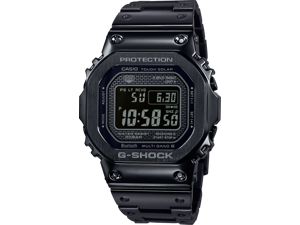 CASIO Sports Bluetooth Watch Men's GMW-B5000GD-1CR Black One Size, G-SHOCK Connected Radio Solar Black Smart Watch