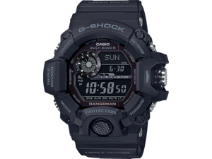 Casio G-Shock Men's GW9400-1B Solar Powered Digital Watch Black