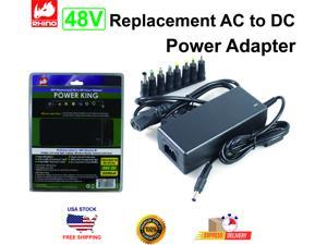 RHINO Universal Laptop Power Supply 48V Replacement AC to DC Power Adapter