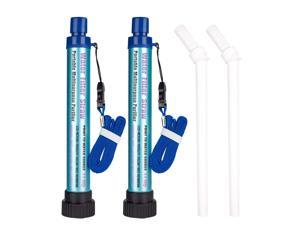 DOTSOG Personal Water Filter Straw BPA Free with 2000L 4-Stage,Portable Water Purifier Lightweight for Hiking Camping Survival Outdoor Backpacking Traveling Emergency