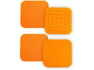 DOTSOG Dog Lick Pads - 2 Large Dog Washing Distraction Device, Peanut Butter Lick Mat, Dispensing Treater Mat with Super Suction for Pet Bathing, Grooming, Dog Training DOTSOG Dog Lick Pads - 2 Large Dog Washing Distraction Device, Peanut Butter Lick Mat, Dispensing Treater Mat with Super Suction for Pet Bathing, Grooming, Dog Training