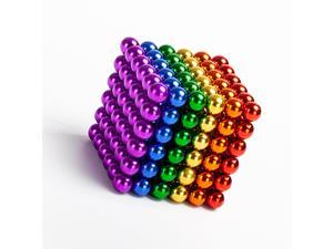Purple Magnetic Man Sky Magnets 5 mm Magnetic Balls Cube Fidget Gadget Toys Office Desk Toy Games Magnet Toys Multicolor Rare Earth Magnet Beads Stress Relief Toys for Adults 