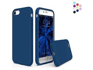 Silicone Case for iPhone Se and iPhone 8 and iPhone 7 - Navy