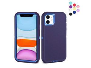 iPhone 11 Heavy Duty Case {Shock Proof-Shatter Resistant - Defender Rubber- Compatible for iPhone 11} Color Blue