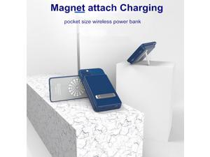 Magnetic Power bank Charger - Mag-Safe Wireless Power Bank - 5000mA Fast Portable Wireless Charger - Pocket Size Battery Bank - Portable Wireless Charger Compatible with Phone 12Pro, Max, and More Magnetic Power bank Charger - Mag-Safe Wireless Power Bank - 5000mA Fast Portable Wireless Charger - Pocket Size Battery Bank - Portable Wireless Charger Compatible with Phone 12Pro, Max, and More