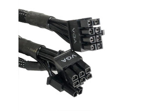 EVGA 8-Pin To Dual 8+6 PCIe Power Cable – 28" For G2/G3/G5/B2/P2/GQ/GM PSUs
