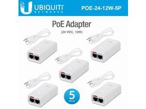 Ubiquiti Networks POE-24-12W-5P - 24V DC 0.5A 12W - Power Over Ethernet Replacement PoE Adapter (5-pack)
