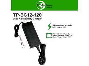 Tycon Power Systems TP-BC12-120 Lead Acid Battery Charger 12V Battery 8.3A Max Current 120W Total Power with US Power Cord