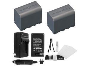2-Pack BN-VF823 High-Capacity Replacement Batteries with Rapid Travel Charger for Select JVC Camcorders. UltraPro Bundle Includes: Camera Cleaning Kit, Screen Protector, Mini Travel Tripod 2-Pack BN-VF823 High-Capacity Replacement Batteries with Rapid Travel Charger for Select JVC Camcorders. UltraPro Bundle Includes: Camera Cleaning Kit, Screen Protector, Mini Travel Tripod