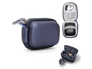 Moonstruck True Wireless Earbuds Case for Jabra Elite 75t, Elite 65t, Elite Active 65t, Elite Sport True Wireless Earbuds, mesh Pocket for Cable and Elastic Secure Strap, Easy to go Carabiner (Blue) Moonstruck True Wireless Earbuds Case for Jabra Elite 75t, Elite 65t, Elite Active 65t, Elite Sport True Wireless Earbuds, mesh Pocket for Cable and Elastic Secure Strap, Easy to go Carabiner (Blue)