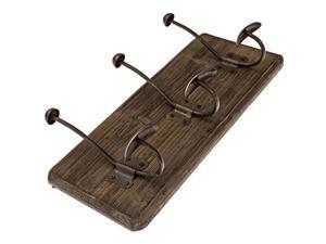 Avignon Rustic Coat Hook Vintage Coat Rack Towel Rack 16 inches wide and 7 inches high (Pack of 2) Avignon Rustic Coat Hook Vintage Coat Rack Towel Rack 16 inches wide and 7 inches high (Pack of 2)