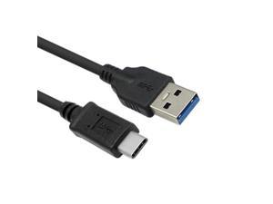 USB Type-C USB3.0 to USB-A Male Adapter Charger Cable 2 packs Black for iPhone 12/12 mini/11/Xs/XS Max/XR/X/8/7, iPad Pro/Air 2/Mini 3/Mini 4, Switch, Samsung S4/S5, and More