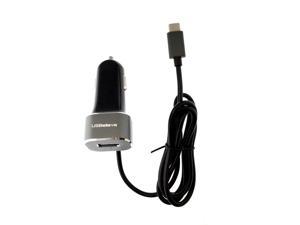 Car Charger 24A Fast USB Charger Adapter  Type C cable attached for iPhone 1212 mini11XsXS MaxXRX87 iPad ProAir 2Mini 3Mini 4 Switch Samsung S4S5 and More
