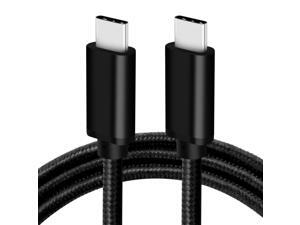 USB C to USB C Premium 2 Meter / 6 foot 60W Fast Charging Cable, Nylon Braided - Compatible with Macbook Pro, Nintendo Switch, Samsung Galaxy S20/S10/S9, PS5, USB-C Compatible Devices USB C to USB C Premium 2 Meter / 6 foot 60W Fast Charging Cable, Nylon Braided - Compatible with Macbook Pro, Nintendo Switch, Samsung Galaxy S20/S10/S9, PS5, USB-C Compatible Devices
