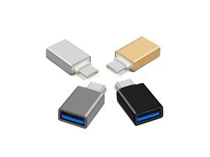eCables USB-A Female to USB-C Male Adapter Grey