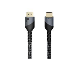 eCables HDMI Cable 8K@60HZ Gold Plated, Premium Braided Cable 6ft