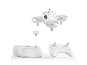 APEX  FPV Drone,FPV Drone Kit,Racing Drone,Drone with Camera,FPV Goggles ,5.8G Real-Time  Image Transmission,Super-Wide Lens 720P,White