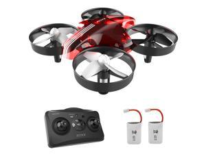 ATOYX Mini Drone for Kids and Beginners RC Nano Helicopter Quadcopter Drone Toy, Altitude Hold, Headless Mode Safe and Stable Flight, 3D Flips, 2 Batteries, Great Gift Toy for Boys and Girls (Red)