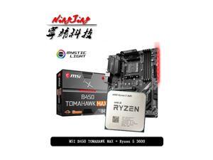 AMD Ryzen 5 3600 R5 3600 CPU + MSI B450 TOMAHAWK MAX Motherboard Suit Socket AM4 All new but without cooler AMD Ryzen 5 3600 R5 3600 CPU + MSI B450 TOMAHAWK MAX Motherboard Suit Socket AM4 All new but without cooler