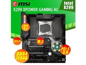 MSI X299 XPOWER GAMING AC motherboard LGA 2066 DDR4 128GB PCI-E 3.0 U.2 M.2 SATA III Desktop Intel X299 Original second-hand products MSI X299 XPOWER GAMING AC motherboard LGA 2066 DDR4 128GB PCI-E 3.0 U.2 M.2 SATA III Desktop Intel X299 Original second-hand products